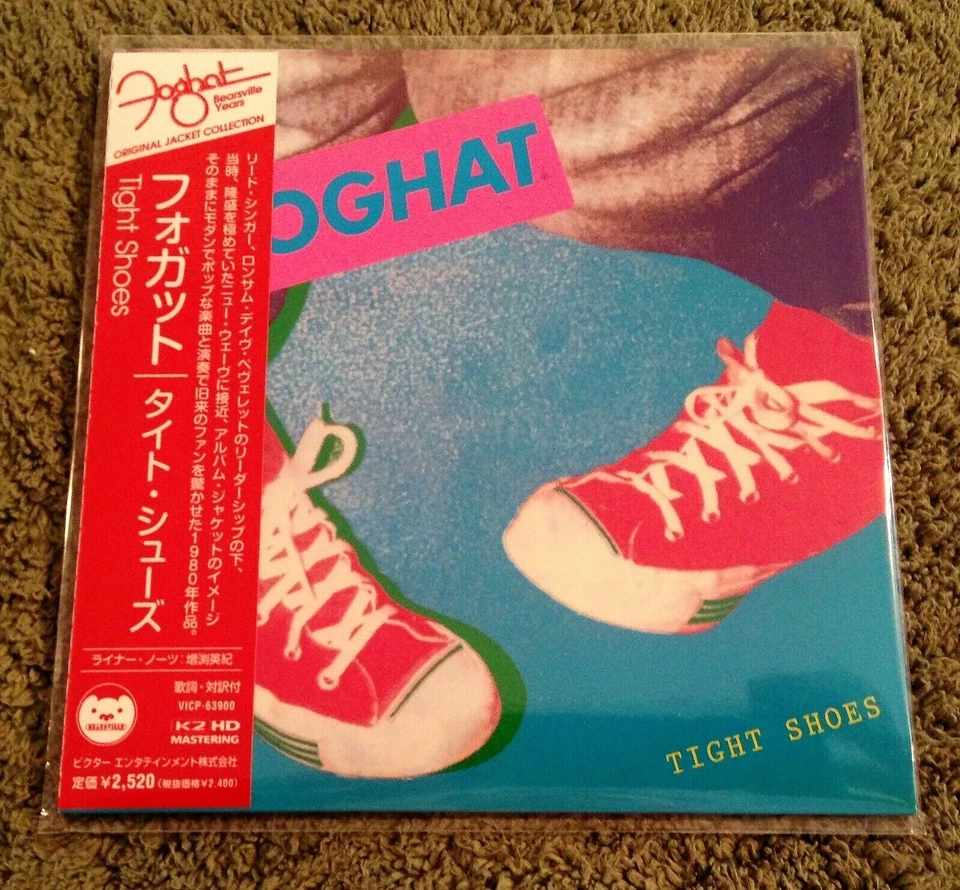 FOGHAT Tight Shoes JAPAN Mini LP CD VICP-63900 K2HD 24 Bit UPC 4988002531530 VG+ Foto 1 de 1