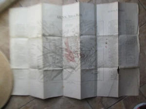 SELTENE 1917 Linse aus dem Ersten Weltkrieg, Frankreich Stadtplan Karte, 1. Armee HDQTRS, kanadischer Offizier gebraucht - Bild 1 von 16