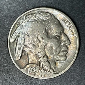 1934 Buffalo Nickel Five Cent Indian Head Nickel Full Date Objects You Love - Picture 1 of 2