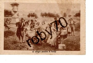 STORIA POSTALE CP LE ALLEGRE PASSERE DI PARIGI - POSTA MILITARE VIAGGIATA 1918 - Foto 1 di 2