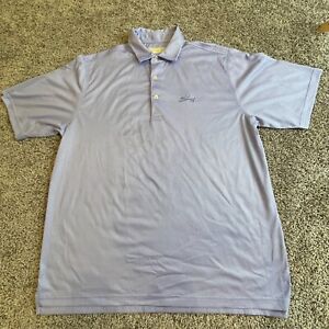 Donald Ross Polo Shirt Adult Large Purple Golf Golfer Outdoors Casual Mens