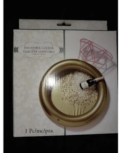 Inflatable Gold Ring Party Cooler. For Drinks, Champagne. - Picture 1 of 4