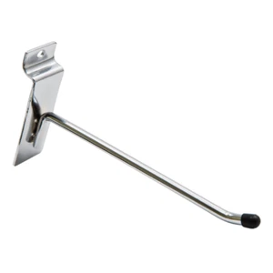 4" GANCHOS SLATWALL PIN BRAZOS CROMADOS ACCESORIOS DE TIENDA X 25 - Imagen 1 de 1