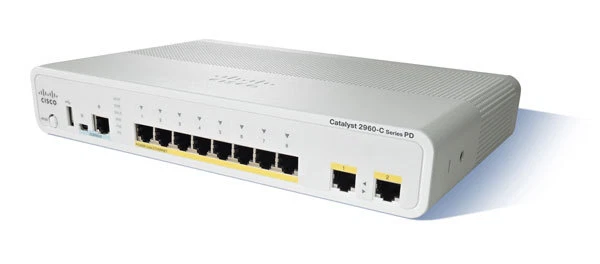 €349+IVA CISCO Catalyst WS-C2960CPD-8PT-L Compact Switch, PoE+ input - Immagine 1 di 1