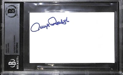 JORGE RUBIO SIGNED AUTO'D INDEX CARD IC BAS COA CALIFORNIA ANGELS MEX RARE - Image 1 of 3