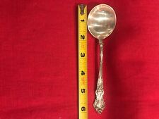 WALLACE MEADOW ROSE STERLING CREAM SOUP SPOON 6 1/4" 