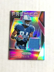 COREY DAVIS 2017 Panini Prizm Premier PINK PRIZM SP RC GU JERSEY PATCH! NICE! - Picture 1 of 1