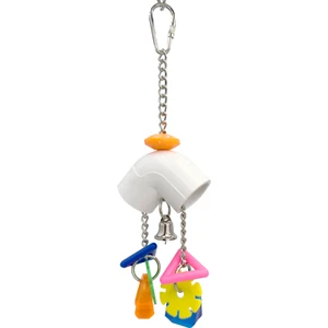 Extractor de curvas 803 - Juguete interactivo colorido para jaula para pájaros hecho a mano, patas pullables - Imagen 1 de 11