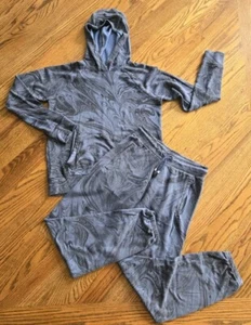 Athleta Girl Running Athletic Hoodie Jacket/Sweat Pants Set Girl's Size L 12 - Picture 1 of 8
