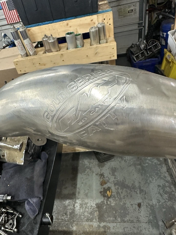 USADO 1991 91 YAMAHA YZ 125 YZ125 FMF ESCAPE GRASO SILENCIADOR CABEZAL TUBO Foto 1 de 1