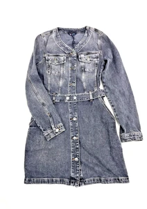 Tommy Hilfiger Kleid; Gr.M; Grau; NEU mit Etikett; Jeanskleid - Bild 1 von 5