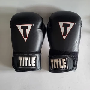 Guantes de Boxeo Title Aerovent 14oz Negro Blanco Rojo - Imagen 1 de 3