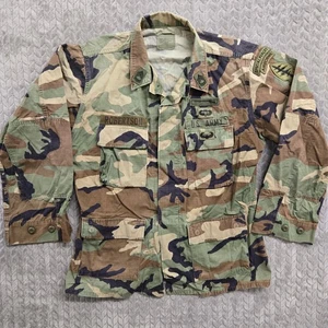 US Army Woodland Camouflage Combat Coat Hot Weather Med Special Forces Airborne - Picture 1 of 9