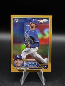 Taj Bradley Rookie /50 - 2023 Topps Chrome Update, GOLD Refractor #USC194 - Picture 1 of 2