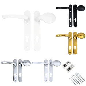 Lever Moveable Pad UPVC Multipoint Door Handles – 122mm Screw Centres - Picture 1 of 12