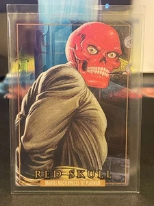 2024 SkyBox Marvel Masterpieces '92 Platinum Clear Cut #80 Red Skull - Bild 1 von 2
