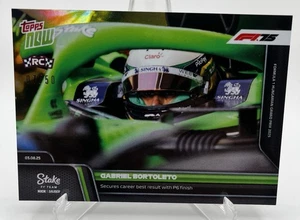 Topps Now F1 Gabriel Bortoleto RC F1 Hungarian GP 2025 56 Gold Foil 07/50 - Bild 1 von 2