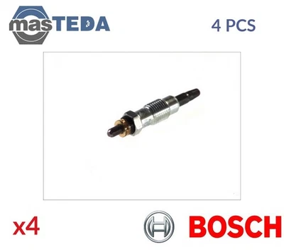 0 250 201 049 ENGINE GLOW PLUGS BOSCH 4PCS FOR FORD ESCORT VII,FIESTA,MONDEO II - Image 1 of 4