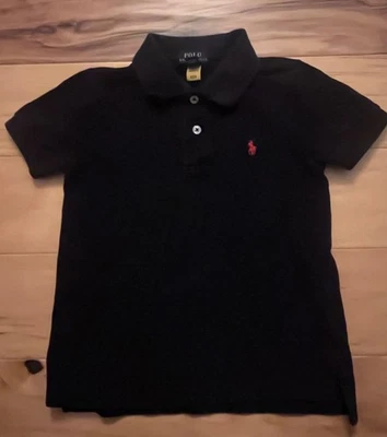 CAMISA POLO RALPH LAUREN BEBÉ NIÑO NEGRA TALLA 5 EXCELENTE ESTADO LD7 Foto 1 de 3