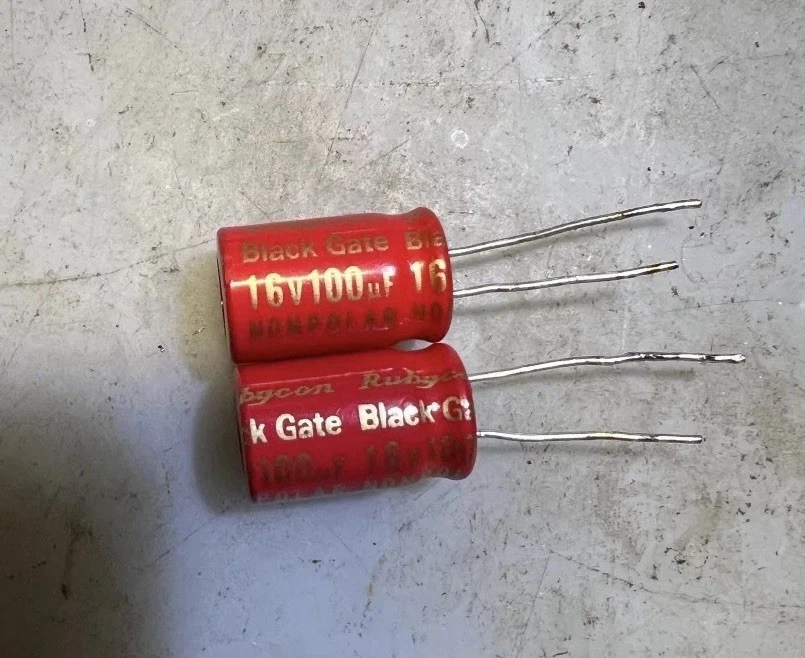 350v 100-100μf コンデンサー Rubycon Black Gate Yahoo!オークション