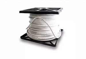 500 FT PPC CATV RG6 Cable SATELLITE White Coaxial 3GHz P6T77VVWBFC PERFECT FLEX - Picture 1 of 3