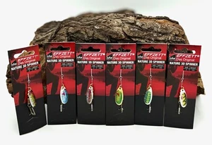 DAM Effzett Nature 3D FZ Spinner 4g Barsch Hecht Rotauge Rotfeder Forelle NEW - Picture 1 of 7