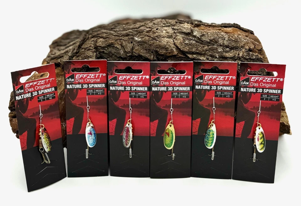 DAM Effzett Nature 3D FZ Spinner 4g Barsch Hecht Rotauge Rotfeder Forelle NEW - Bild 1 von 1