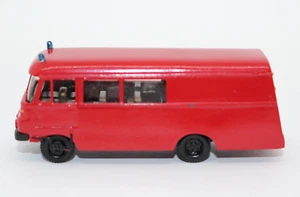 dm1613, RARA vecchia piccola serie Robur LO 2501 in resina vigili del fuoco TOP 1:87 - Foto 1 di 10