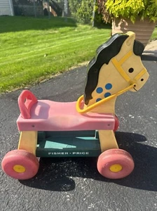 VINTAGE FISHER PRICE 1976 RIDE ON HORSE #978 - Picture 1 of 4