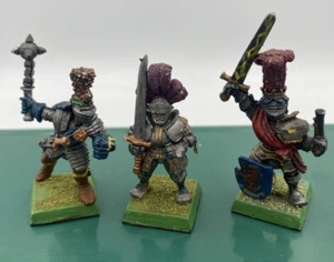 Empire foot Reiksguard X3 Age of Sigmar Warhammer Metal oop rare - Picture 1 of 7