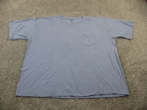 Stafford T-Shirt Men's 2XL Blue Classic Fit Premium Performance Pocket Tee - Picture 1 of 8