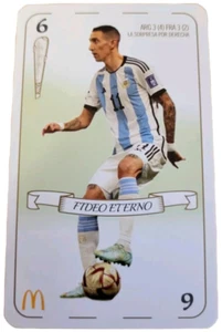 Panini McDonald's Argentina Soccer Card #6 Angel Di Maria El Fideo Eterno - Picture 1 of 2