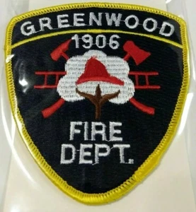 Greenwood Mississippi Fire Department Patch MS - Bild 1 von 4