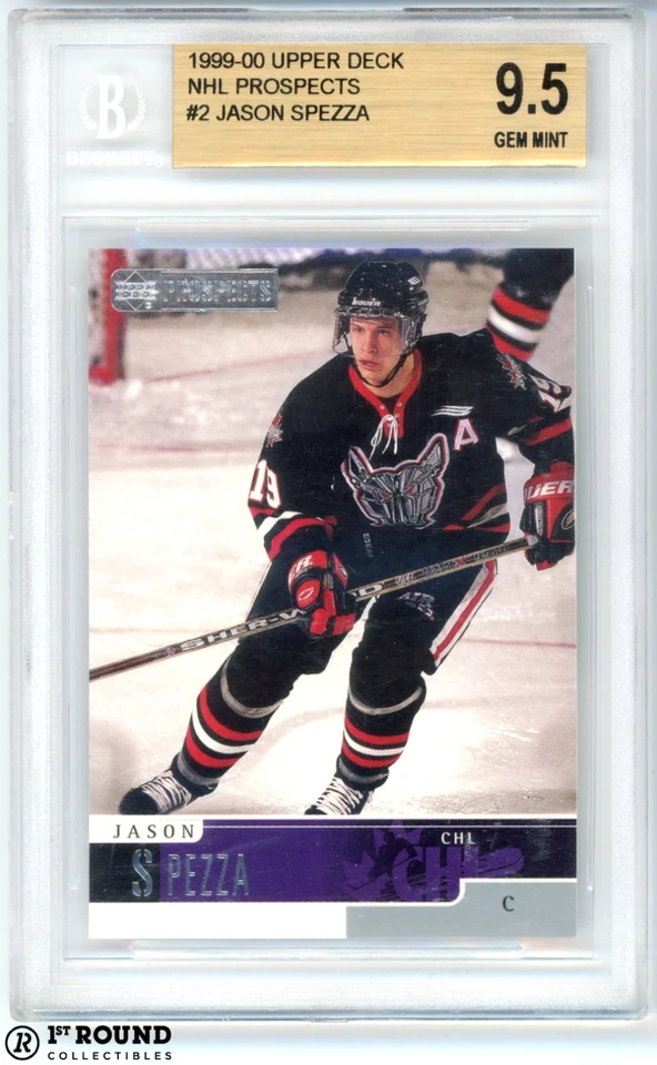 Jason Spezza BGS 9.5: 1999-00 Upper Deck NHL Prospects Highest Subs HGIP - Image 1 of 4