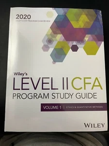 Wiley's Level II CFA Program Study Guide 2020: Complete Set By Wiley - Picture 1 of 3