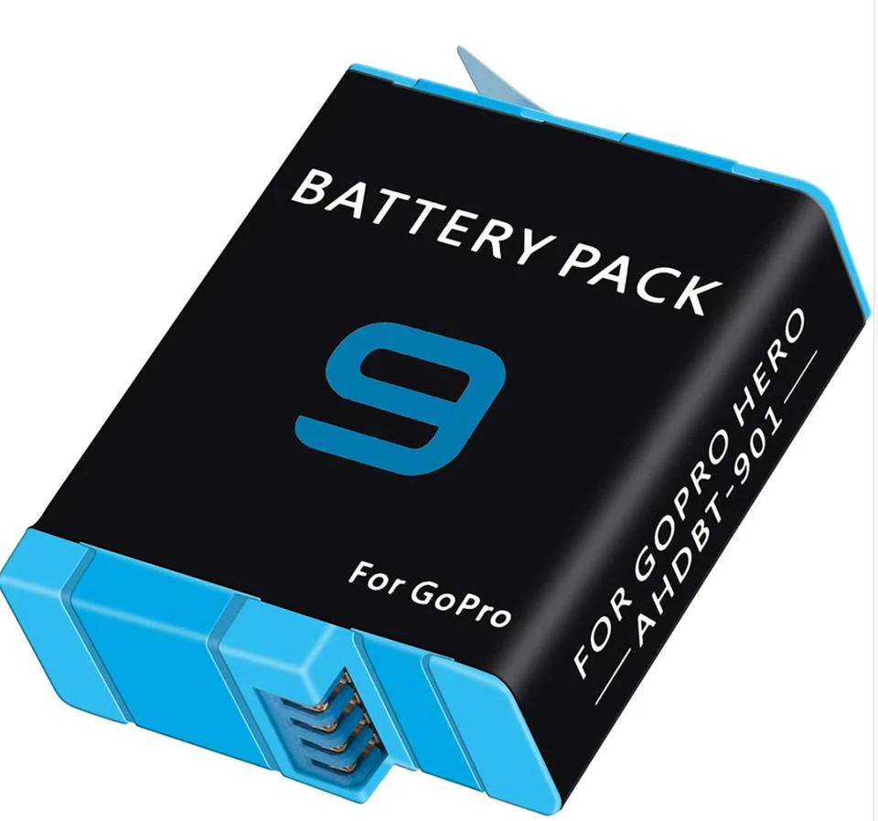 LOPURS BATTERIA 1800MaH per GoPro HERO9 HERO10 AHDBT-901 ADBAT-001 PILA RICAMBIO