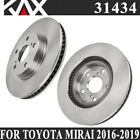 31434 Pair Front Disc Brake Rotors for TOYOTA MIRAI 2016-2018 2019 All Models Toyota Mirai