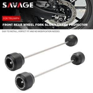 Protector de choque deslizante de horquilla de rueda delantera trasera para Speed 400 Scrambler 400X 2025 - Imagen 1 de 14