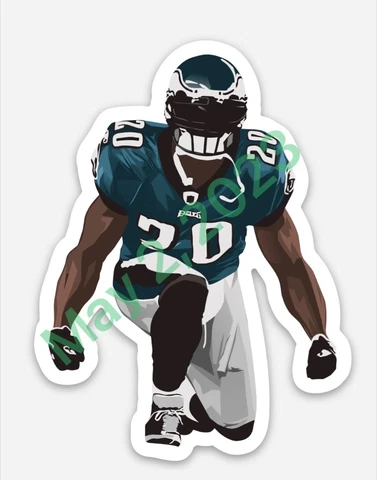 Brian Dawkins #20(Sticker) -Philadelphia Eagles Vector art NFLdecal Man Cave Cover