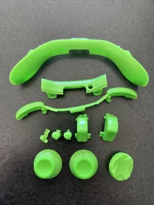 XBOX 360 Replacement LB RB LT RT Joypads And D-Pad Green Controller - Image 1 of 2