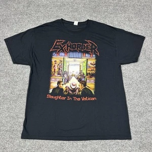 Exhorder Slaughter In The Vatican Shirt Black Thrash NEU Kurzarm Baumwolle - Bild 1 von 5