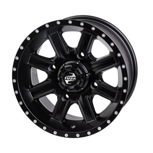 4/110 Tusk Cascade Whl 12x7 5.0 + 2.0 Matte Blk For Polaris Outlaw 500 2006-2007 - Picture 1 of 9