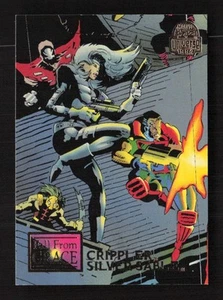 Crippler & Silver Sable 1994 Fleer Marvel Universe #67 MCU Comic Card - Picture 1 of 2