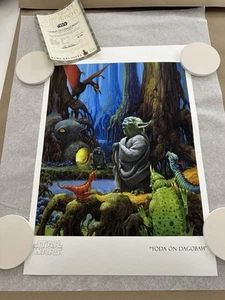 BNG Star Wars Yoda on Dagobah 13 x 19 Giclee Print Ralph McQuarrie ACME Archives - Picture 1 of 3