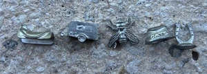 Horseopoly Horse-opoly Replacement Pieces – 5 Horse Themed Tokens - Pewter - Picture 1 of 3
