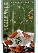 2008 Upper Deck First Edition Chalk Talk Paul Pierce #CT-2 Boston Celtics