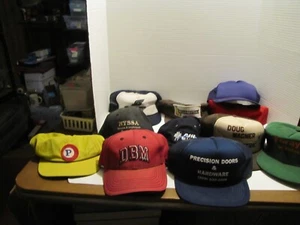 VTG LOT OF 11 VTG & MODERN BUNDLE SNAPBACK & ADJ HATS/CAPS WILLIS SHAW P USED - Picture 1 of 10