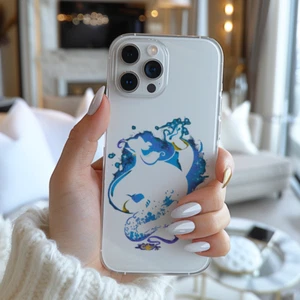 Retro Disney Aladdin Genie Portrai Disney Genie Jinn Phone Case AC619 - Picture 1 of 1