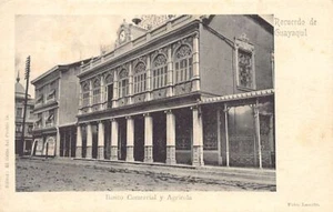 Ecuador - GUAYAQUIL - Banco Comercial y Agrícola - Ed. El Grito del Pueblo - Imagen 1 de 2
