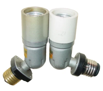 2 Vintage Swivelier Angled Swivel Unit Light Fixture Socket Adapters N.Y.C. USA - Image 1 of 4